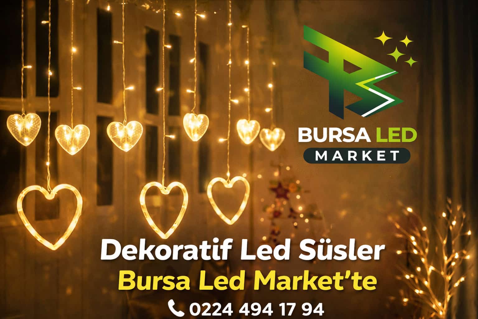 dekoratif ledler,tv arkası ledler,