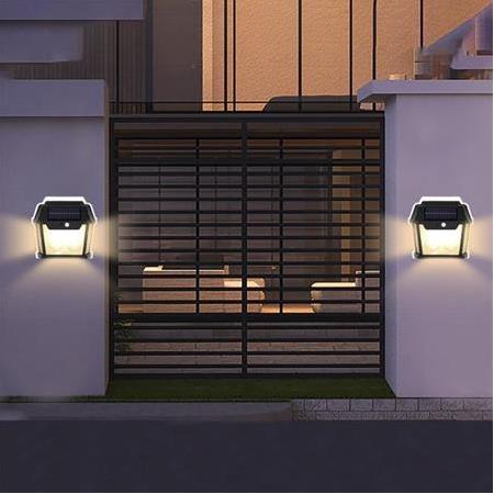SENSÖRLÜ SOLAR LED DUVAR LAMBASI