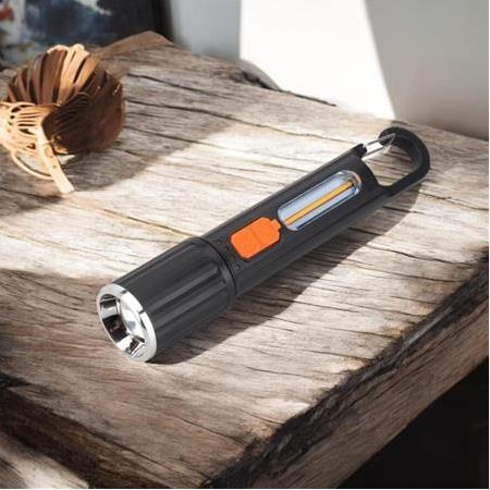 USB Şarjlı Led El Feneri PT-928 600 Lümen