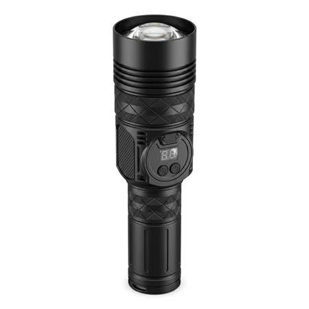Panther  Beyaz Lazer LED USB Şarjlı Profesyonel El Feneri