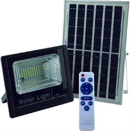 50w Solar Güneş Enerjili Led Projektör (Beyaz Işık)