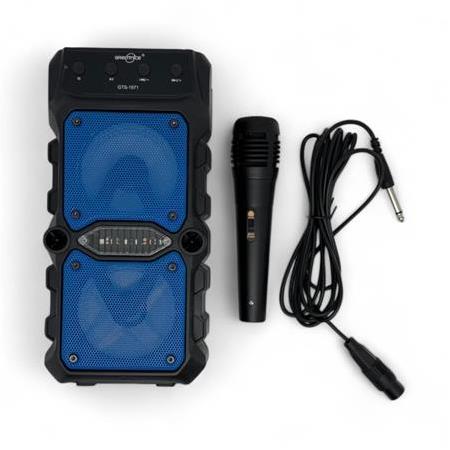 ŞARJLI BLUETOOTH HOPARLÖR MİKROFONLU -FM RADYOLU -RGB IŞIKLI