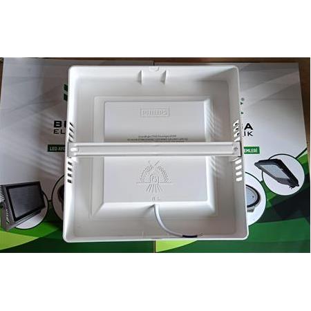 17W Philips Kare Sıva Üstü Led Panel 6500K Beyaz Işık