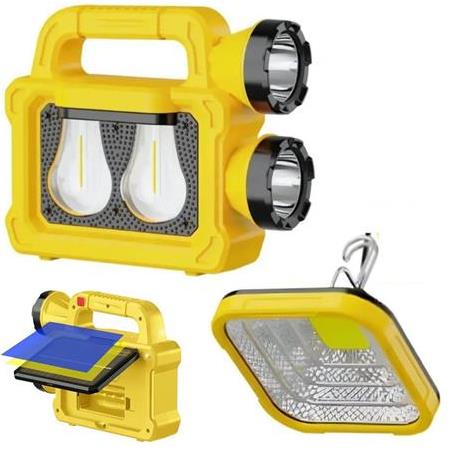 SOLARLI 6 IŞIK MODLU  2400MAH TYPE C GİRİŞ KAMP FENERİ
