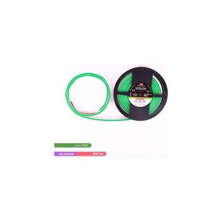 Ack LED Neon Hortum Yeşil Renk 5 Metre 12V 10W/MT   ACK-AS03-00605