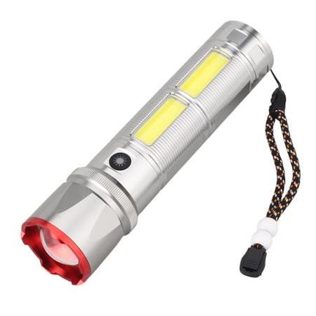 PANTHER USB ŞARJLI 4AD 18650 PİLLİ EL FENERİ